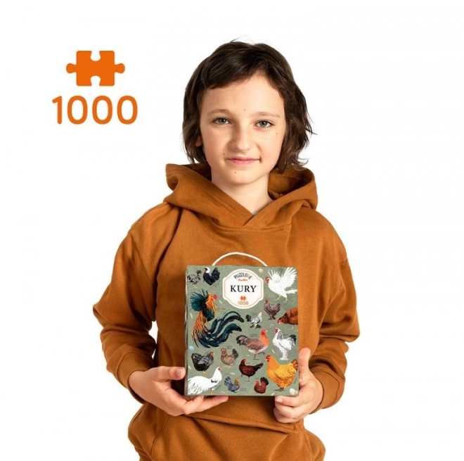 Puzzlove Hühner 1000 Teile Puzzle