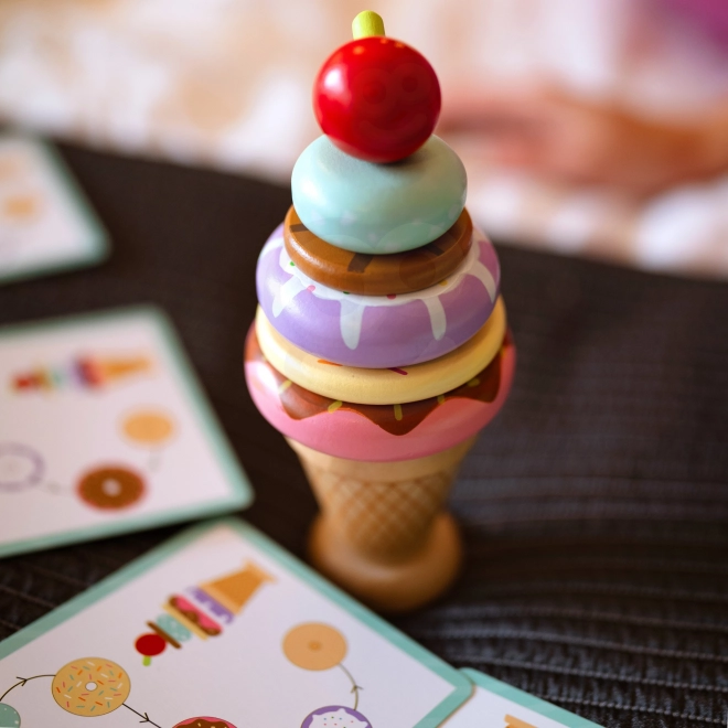 Woopie Green Montessori Eisdiele Holzspielzeug