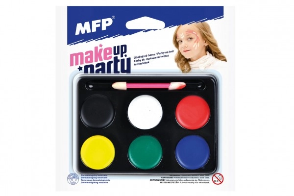 Set mit sechs Farben
