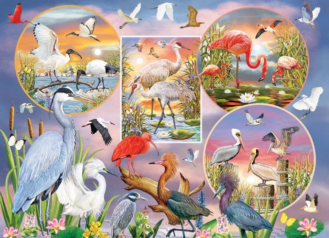 Puzzle Bezaubernde Wasservögel 1000 Teile