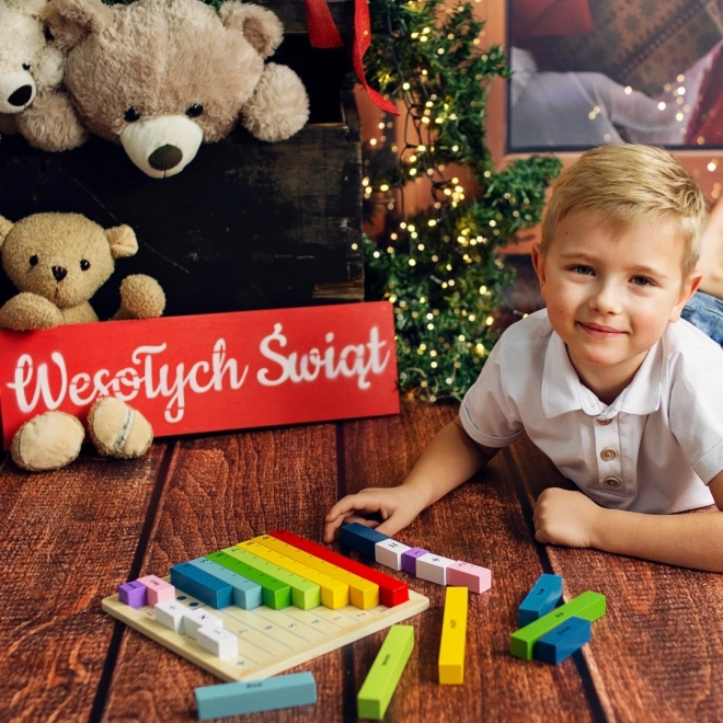 Holzspiel - Zahlenpuzzle
