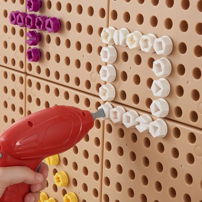 Bunte Schrauben für die Masterkidz Kreativtafel