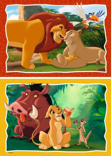 Puzzle Disney Der König der Löwen 2x24 Teile