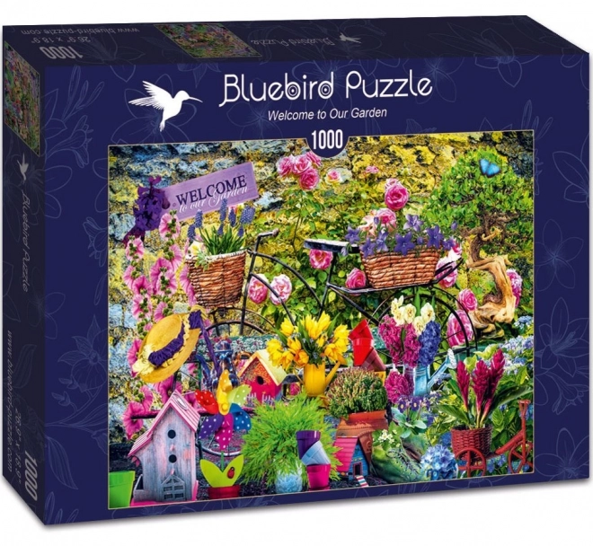 Bluebird Puzzle Willkommen in unserem Garten 1000 Teile