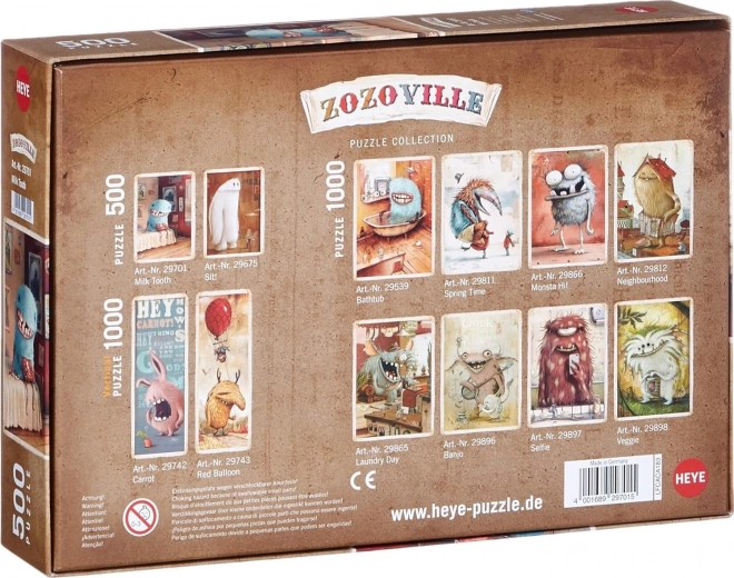 Heye Puzzle Zozoville: Milchzahn 500 Teile