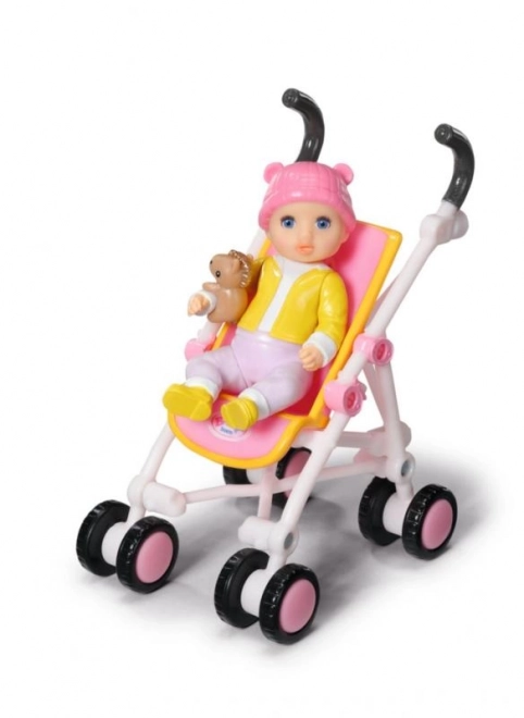 Baby Born Minis Set mit Kinderwagen und Puppe