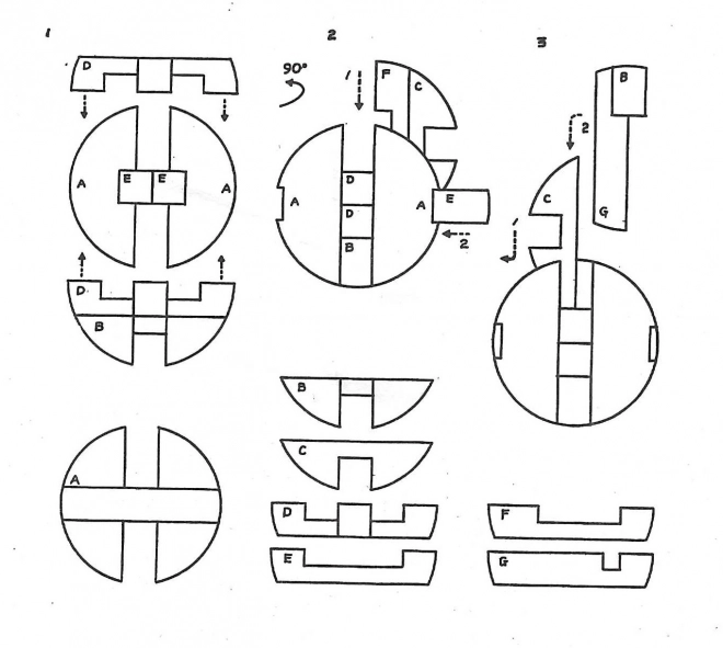 Holz-Puzzle-Kugel