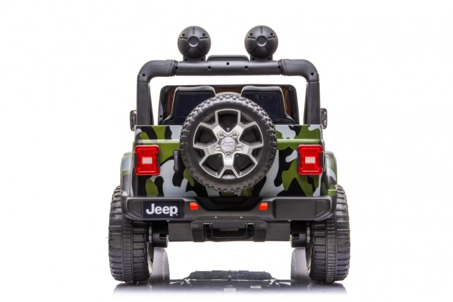 Jeep Wrangler Rubicon Kinder Elektroauto Kamuflage