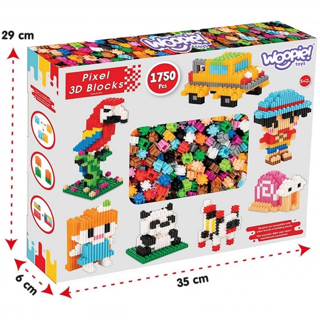 3D-Baukasten PIXEL 1750 Stk.