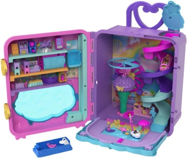 Polly Pocket Urlaubsort im Rollkoffer Roll Away