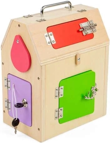Bigjigs Toys Aktivitätstafel Haus für Kinder
