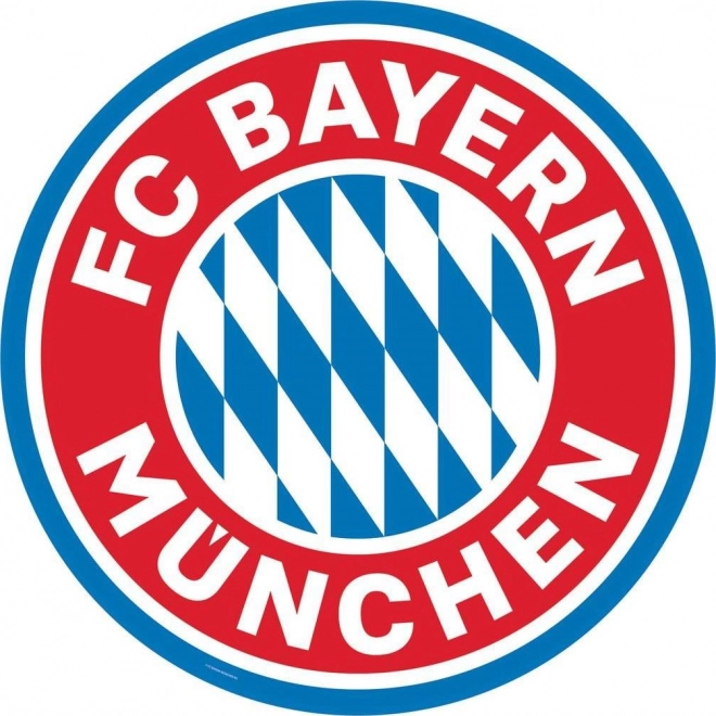 Kreisförmiges Puzzle FC Bayern Logo