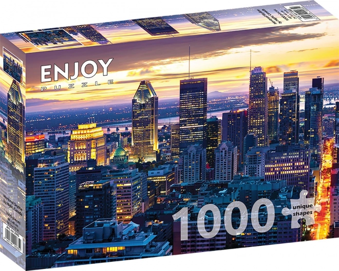 Puzzle Nachtansicht Montreal Kanada 1000 Teile