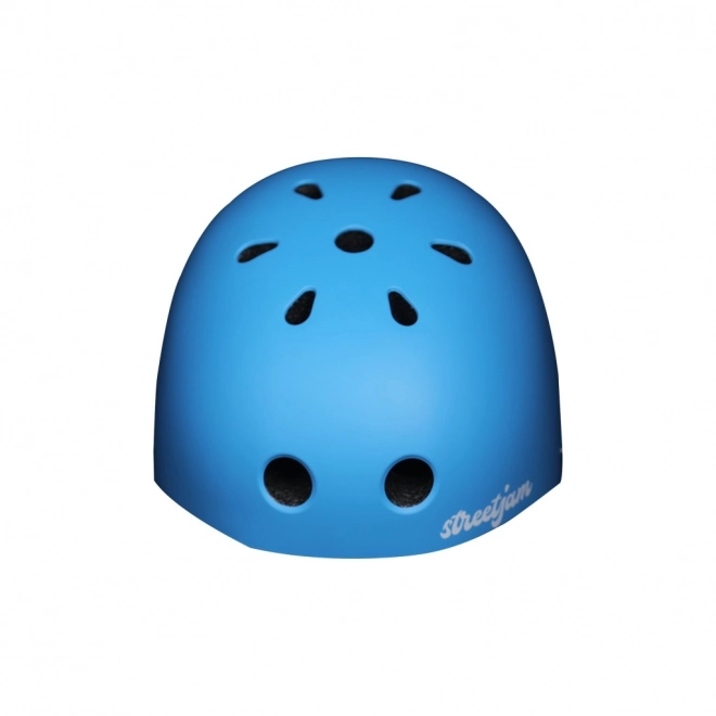 Blaue Fahrrad- und Skateboard-Helm Größe S