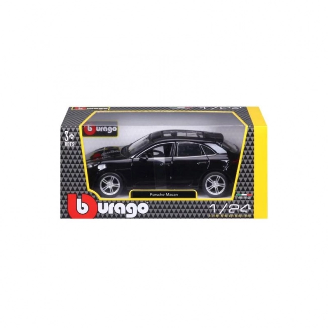 Porsche Macan Modellauto Bburago 1:24 Schwarz