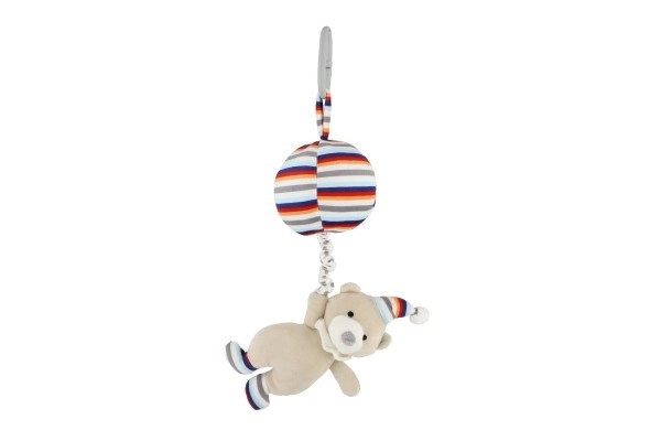 Teddybär mit Ball und Spieluhr