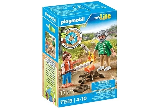 Playmobil Lagerfeuer mit Marshmallows Figuren Set