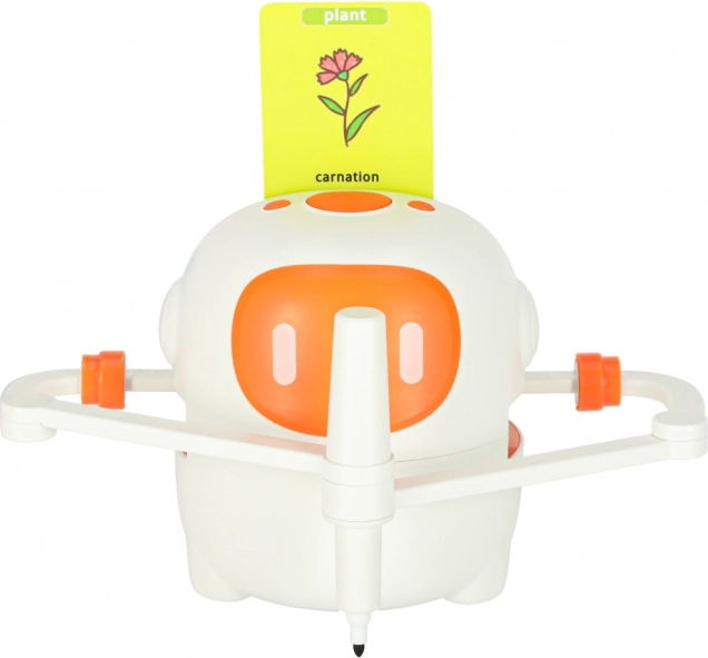 Bildungsinteraktiver Roboter zum Lernen von Zeichnen und Schreiben mit Karten und Stiften