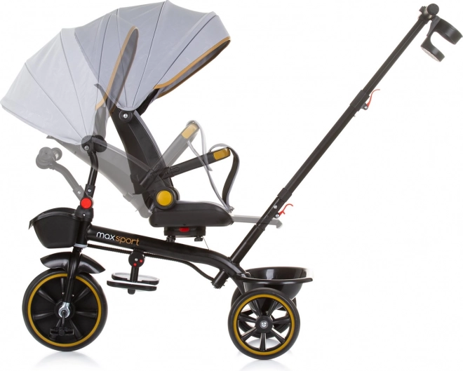 Chipolino Dreirad mit Verdeck Max Sport 2-in-1 Ash Grey