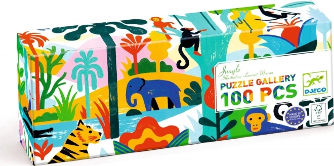 Djeco Puzzle Jungle mit 100 Teilen