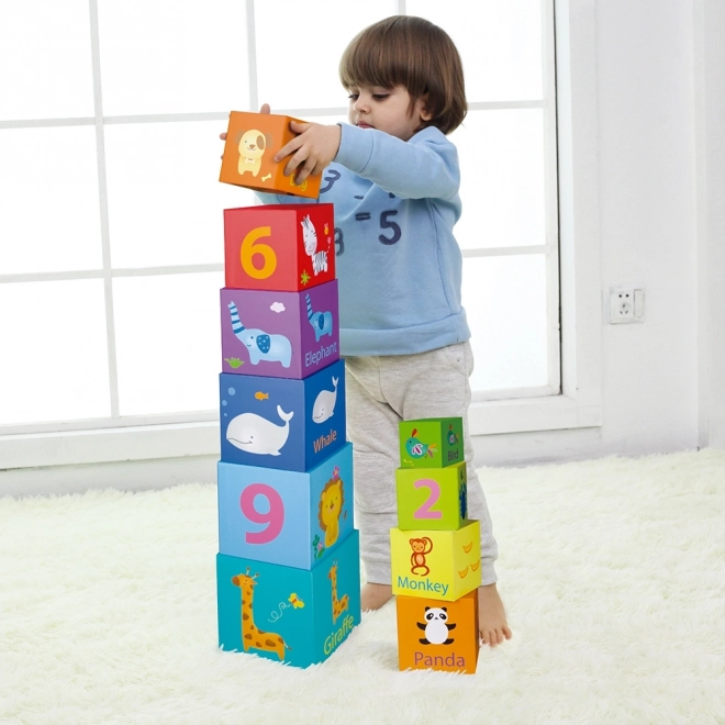 Magic Box Blöcke Puzzle Turm - Classic World