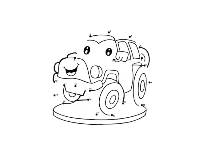 Lernen durch Spiel mit Autos 2 Motiven