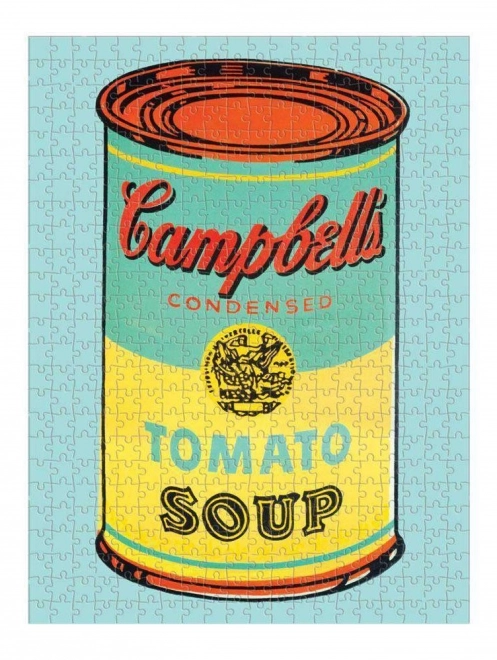 Galison Andy Warhol zweifarbiges Puzzle Campbells Dosensuppen 500 Teile