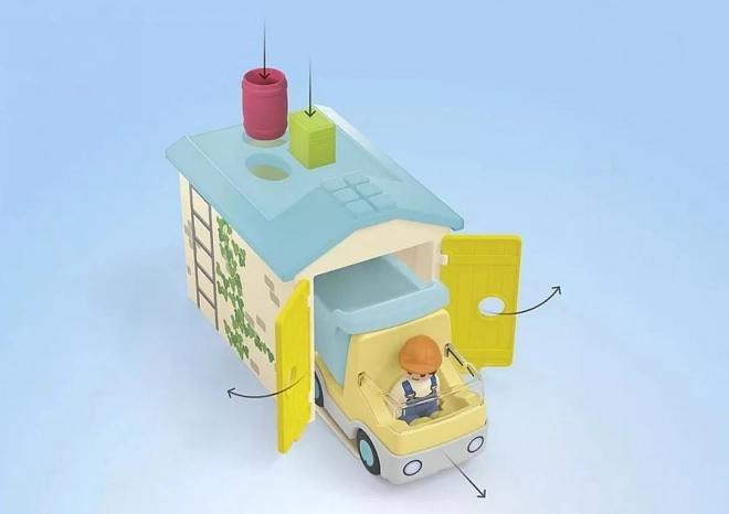 Junior Lkw mit Garage und Sortierfunktion