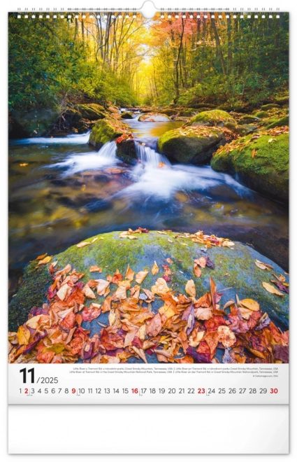 Wandkalender Wasser 2025