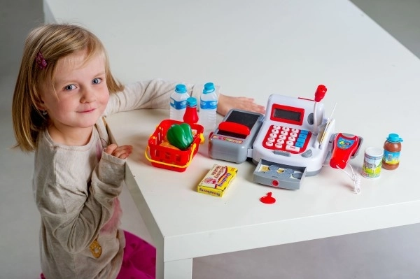 Elektronische Kinderkasse mit Zubehör