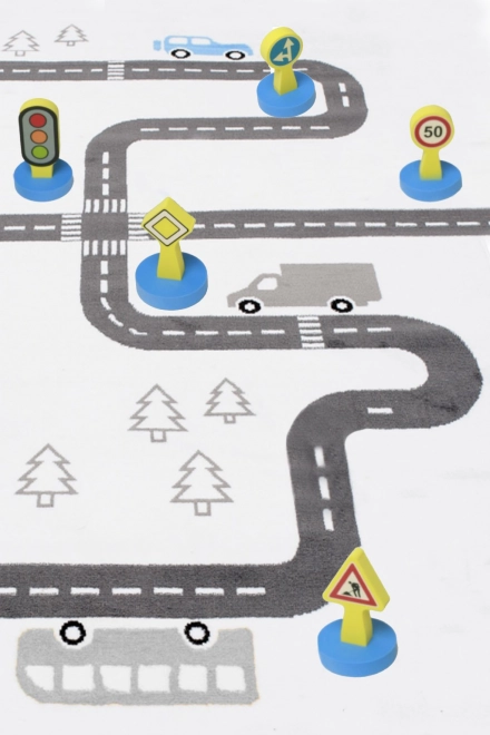 Verkehrszeichen aus Schaumstoff