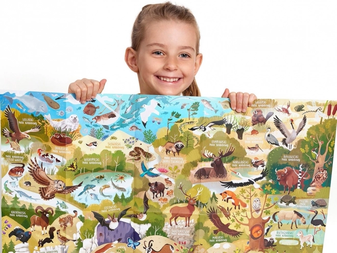 CzuCzu Dzikie Puzzle Nationalparks 6+