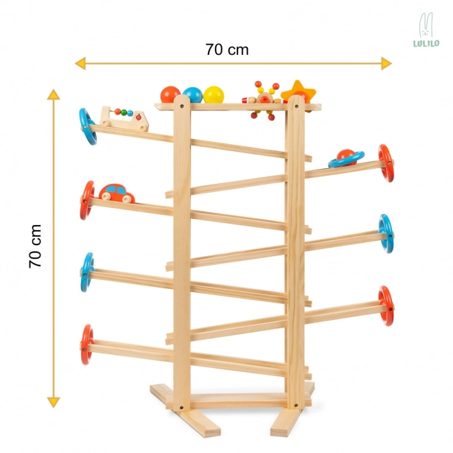 Lulilo Holz-Kugelbahn Iri XXL 70cm