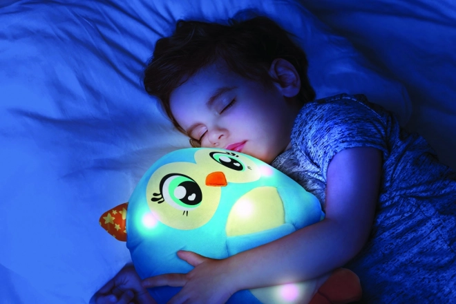 Lumiluvs Plüscheule mit Nachtlicht