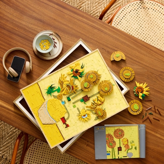 Lego Art Sonnenblumen von Vincent van Gogh