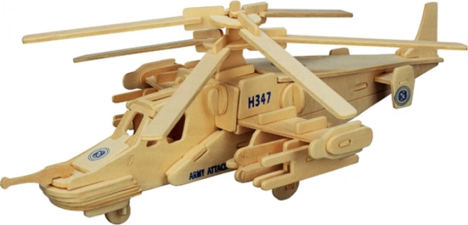 Holzpuzzle 3D Hubschrauber