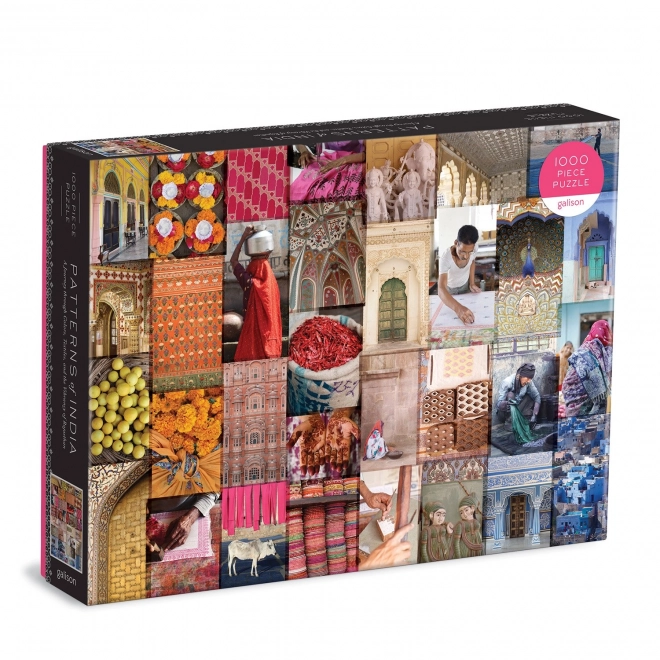 Puzzle Galison Muster Indien 1000 Teile