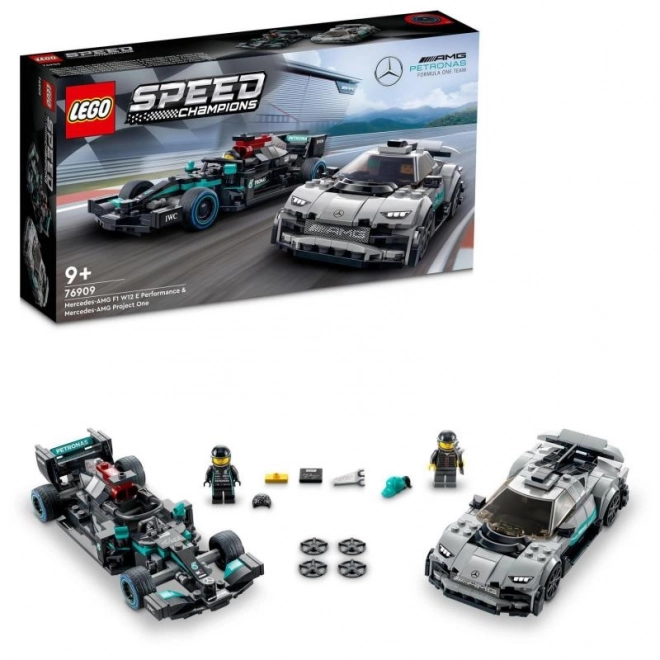 Lego Speed Champions Mercedes-AMG F1 W12 E Performance und Mercedes-AMG ONE Baukasten