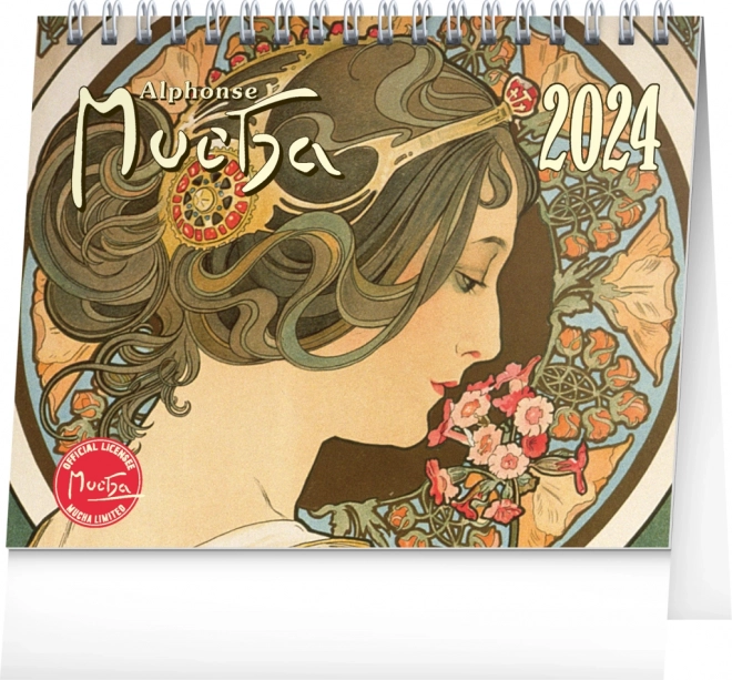 Tischkalender Alfons Mucha 2024