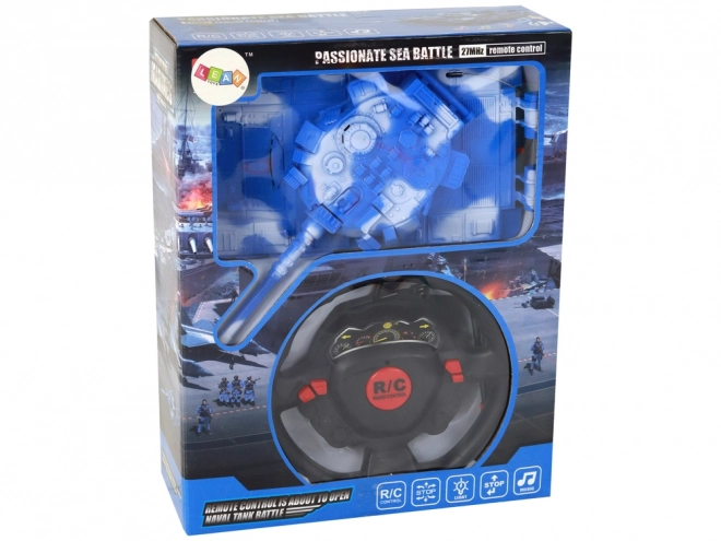 RC Panzer Ferngesteuert Blau mit Licht und Sound