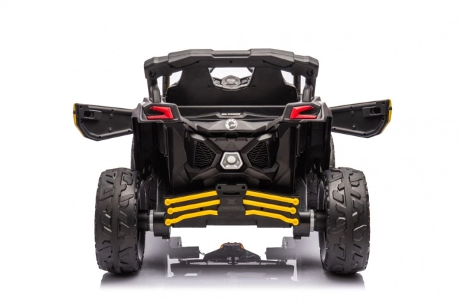 Gelbes Elektroauto Buggy Can-Am