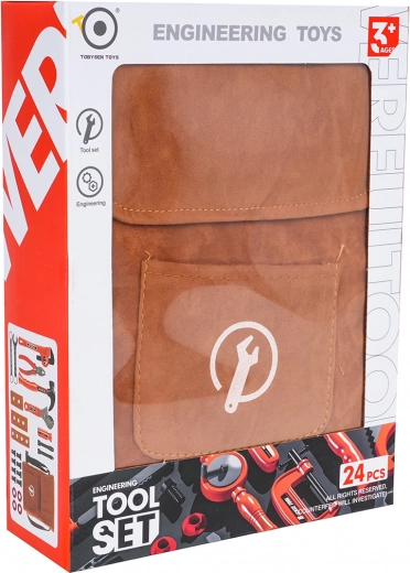 Alles an seinem Platz in der praktischen Tasche