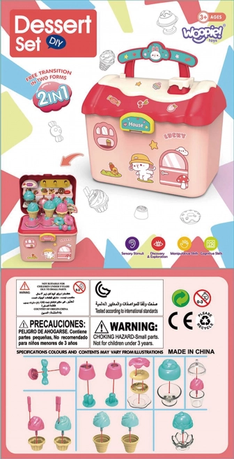 Woopie Eisdiele 2-in-1 Koffer Set
