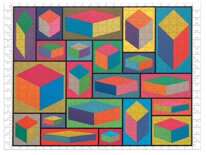 Galison Doppelseitiges Puzzle Sol Lewitt 500 Teile