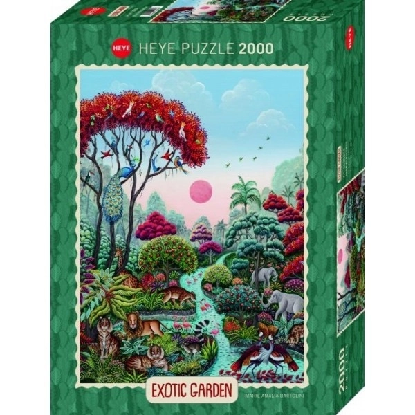 Heye Puzzle Exotischer Garten: Paradies der Wildnis 2000 Teile