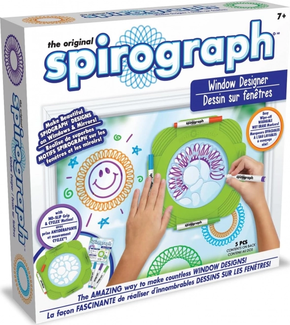 Spirograph Fensterdekoration