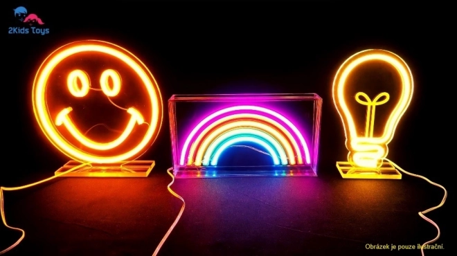LED NEON Lampe Einhorn