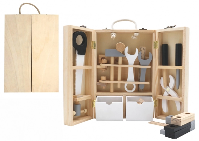 Werkzeugkoffer Holzwerkstatt Set für Kinder