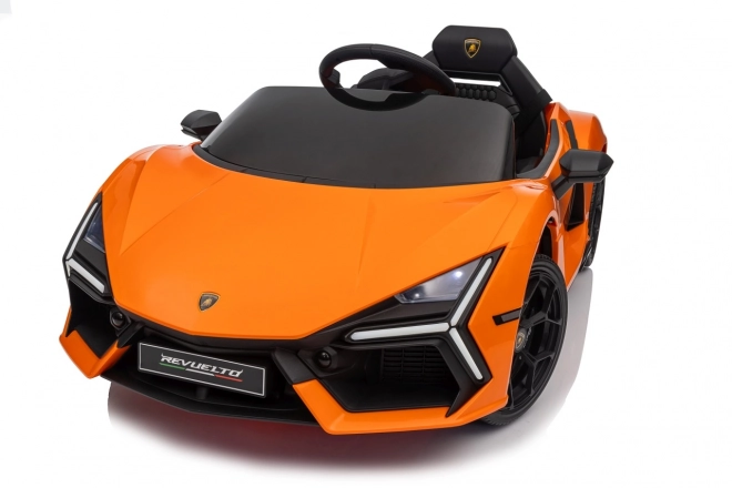 Kinder Elektroauto Lamborghini Revuelto orange