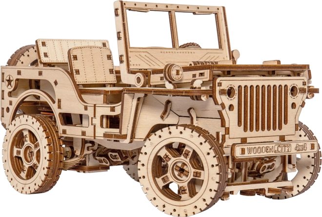 3D Holzpuzzle Geländewagen Jeep 4x4